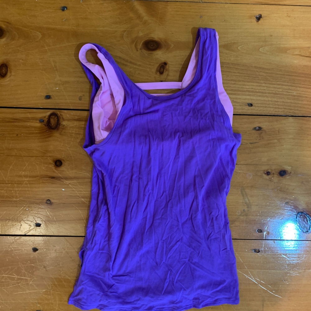 ivivva girls workout tank top with built in sports bra